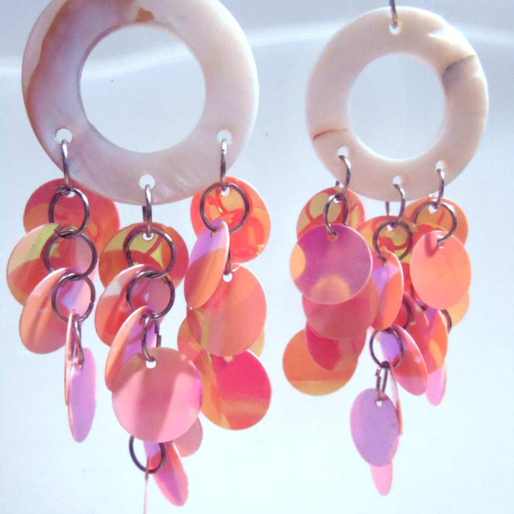 Pink Glam Dreamcatcher Chandelier Earrings gifts